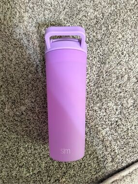 Lavender Insulated Water Bottle with Carry Handle